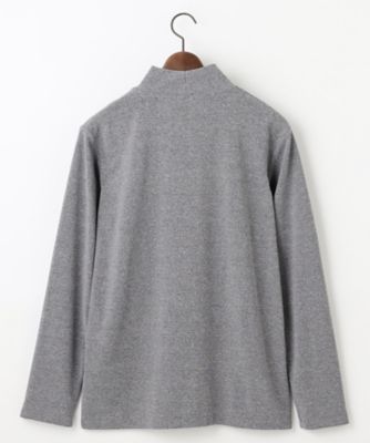 【洗える／ソフトな肌触り】ミニパイルモック　ネック　Ｔシャツ（ＫＫＪＬＣＷ０３０３）