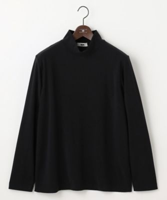 【洗える／ソフトな肌触り】ミニパイルモック　ネック　Ｔシャツ（ＫＫＪＬＣＷ０３０３）
