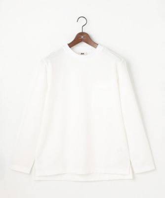 ＜JOSEPH ABBOUD (Men) ＞【ＪＡＰＡＮファブリック・日本縫製・清涼】ミラノリブＷフェイス長袖Ｔシャツ（ＫＫＪＬＬＳ０１０３）