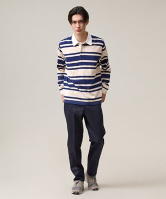 courrèges♥ ホワイトポロシャツ Mサイズ、ポーチ付き ポロシャツ（リボン付） 37079 グレー （SS～5L