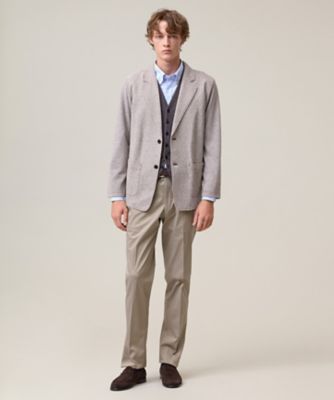 新品　j.press× KANEMASA アンコン仕立て テーラード ジャケット KANEMASA JERSEY】ツイステッドスムース カット