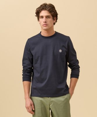 オーバルワンポイント ロングスリーブ Tシャツ（KKOVLM0101