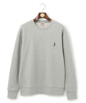 ＜J.PRESS (Men)＞【ＷＥＢ限定】Ｊ刺繍クルーネック　スウェット（ＫＫＯＶＮＷ００１２）