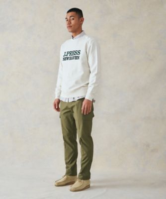 極細繊維クロス M431新品J.PRESSインレージャージ クルーロゴパーカーL