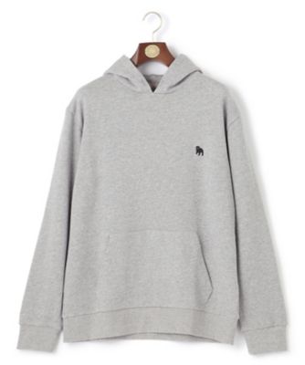＜J.PRESS (Men)＞【ＵＮＩＳＥＸ】ワンポイントバックブルドック　パーカー（ＫＫＯＶＳＷ０８２０）