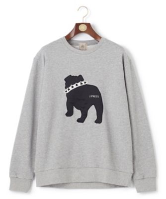 ＜J.PRESS (Men)＞【ＵＮＩＳＥＸ】バックブル　クルーネックスウェット（ＫＫＯＶＳＷ０８２１）