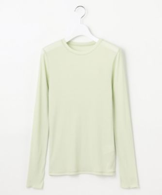 【ＳＬＯＷ／一部店舗限定】シアーリブロンＴＥＥ　クルーネック　カットソー（ＫＫＳ１ＣＡ０９３１）