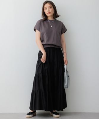 試着のみ❤︎23区 SLOW❤︎洗える コンパクトインレー フレンチスリーブ SLOW／WEB限定】コンパクトインレー フレンチスリーブ