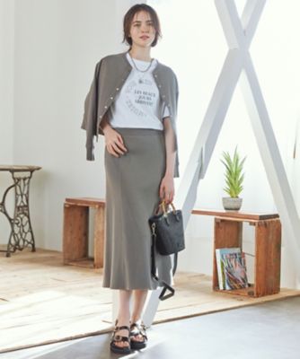 【ＳＬＯＷ／一部店舗限定】エフォートレス　プリントＴシャツ（ＫＫＳ１ＣＭ０９３０）