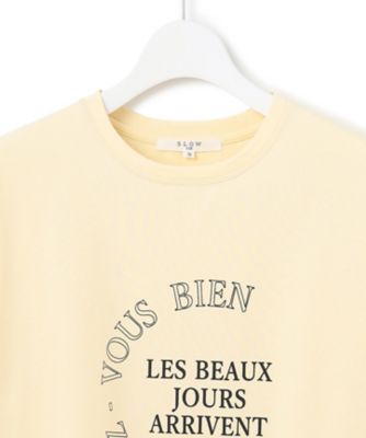 【ＳＬＯＷ／一部店舗限定】エフォートレス　プリントＴシャツ（ＫＫＳ１ＣＭ０９３０）