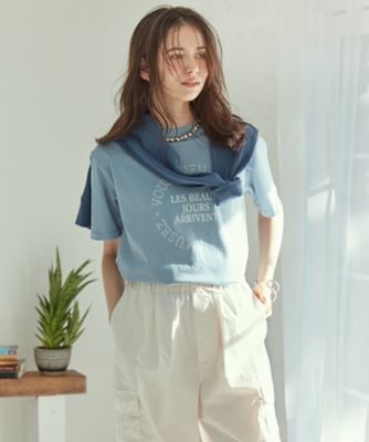 【ＳＬＯＷ／一部店舗限定】エフォートレス　プリントＴシャツ（ＫＫＳ１ＣＭ０９３０）
