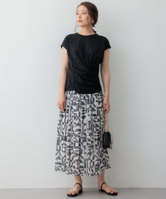 【ＳＬＯＷ／一部店舗限定】ＭＶＳコットン　カシュクールデザイン　Ｔシャツ（ＫＫＳ１ＣＭ０９６０）