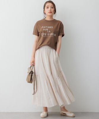 【ＳＬＯＷ／一部店舗限定】ＭＶＳコットン　デザイン　ロゴＴシャツ（ＫＫＳ１ＣＭ０９６２）