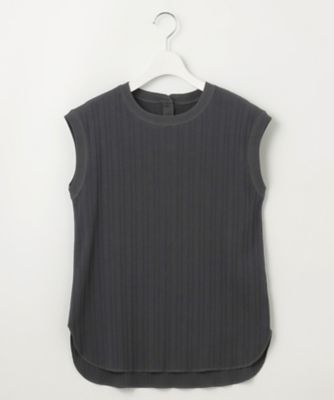 【ＳＬＯＷ／一部店舗限定】ランダムリブフライス　フレンチスリーブ　カットソー（ＫＫＳ１ＣＭ０９６３）