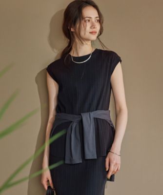 【ＳＬＯＷ／一部店舗限定】ランダムリブフライス　フレンチスリーブ　カットソー（ＫＫＳ１ＣＭ０９６３）