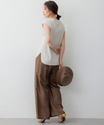 【ＳＬＯＷ／一部店舗限定】ランダムリブフライス　フレンチスリーブ　カットソー（ＫＫＳ１ＣＭ０９６３）