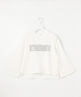 【ＳＬＯＷ／一部店舗限定】ＭＶＳコットン　フレア袖　ロゴＴシャツ（ＫＫＳ１ＧＭ０９３２）