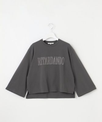 【ＳＬＯＷ／一部店舗限定】ＭＶＳコットン　フレア袖　ロゴＴシャツ（ＫＫＳ１ＧＭ０９３２）