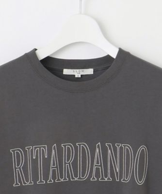 【ＳＬＯＷ／一部店舗限定】ＭＶＳコットン　フレア袖　ロゴＴシャツ（ＫＫＳ１ＧＭ０９３２）