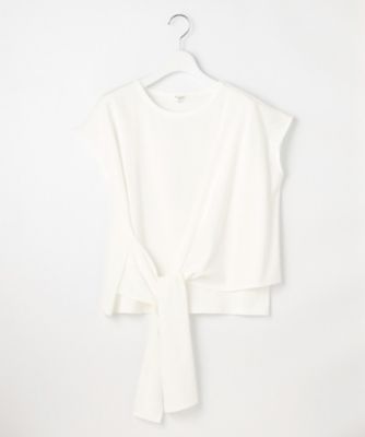 【ＳＬＯＷ／一部店舗限定】ライトツイストコットン　サッシュデザイン　Ｔシャツ（ＫＫＳ１ＧＭ０９６０）
