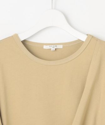 【ＳＬＯＷ／一部店舗限定】ライトツイストコットン　サッシュデザイン　Ｔシャツ（ＫＫＳ１ＧＭ０９６０）