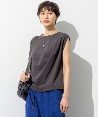 【ＳＬＯＷ／一部店舗限定】ライトツイストコットン　切り替えデザイン　Ｔシャツ（ＫＫＳ１ＧＭ０９６１）