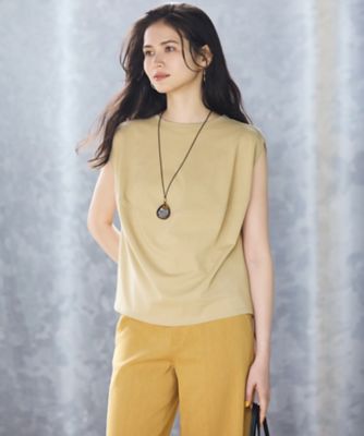 【ＳＬＯＷ／一部店舗限定】ライトツイストコットン　切り替えデザイン　Ｔシャツ（ＫＫＳ１ＧＭ０９６１）