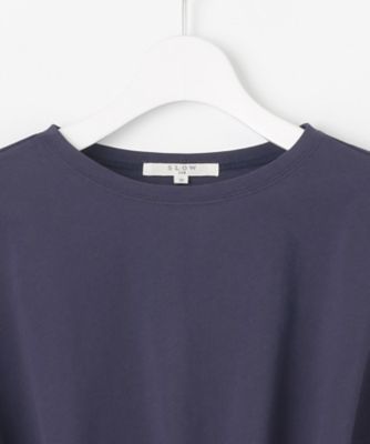 【ＳＬＯＷ／一部店舗限定】ライトツイストコットン　切り替えデザイン　Ｔシャツ（ＫＫＳ１ＧＭ０９６１）