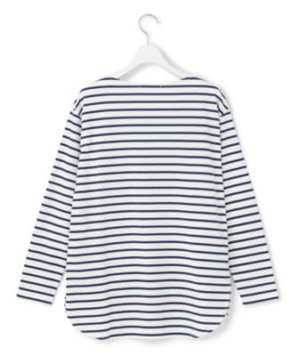 【ＳＬＯＷ／一部店舗限定】ギザコットンボーダー　ボートネックカットソー（ＫＫＳ１ＳＡ０９３２）
