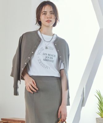 ＜23区 S (Women/小さいサイズ)＞【ＳＬＯＷ／一部店舗限定】エフォートレス　プリントＴシャツ（ＫＫＳ２ＣＭ０９３０）