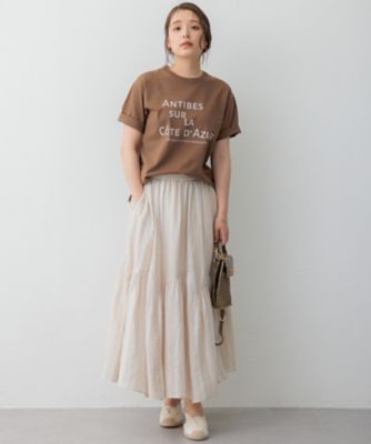 【ＳＬＯＷ／一部店舗限定】ＭＶＳコットン　デザイン　ロゴＴシャツ（ＫＫＳ２ＣＭ０９６２）
