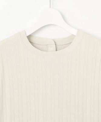 【ＳＬＯＷ／一部店舗限定】ランダムリブフライス　フレンチスリーブ　カットソー（ＫＫＳ２ＣＭ０９６３）
