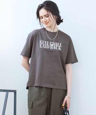 【ＳＬＯＷ／一部店舗限定】ＭＶＳコットン　ロゴＴシャツ（ＫＫＳ２ＧＭ０９６３）