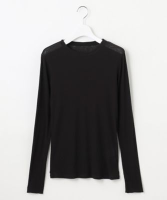 【ＳＬＯＷ／一部店舗限定】シアーリブロンＴＥＥ　クルーネック　カットソー（ＫＫＳＷＣＡ０９３１）