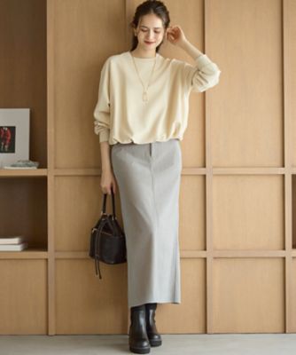 SLOW／一部店舗限定】ライトダンボール バルーン スウェット