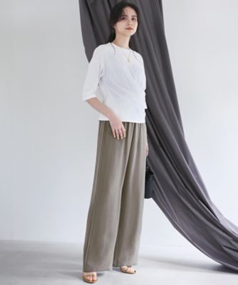 【ＳＬＯＷ／一部店舗限定】ＭＶＳコットン　カシュクール　５分丈　Ｔシャツ（ＫＫＳＷＧＭ０９３１）