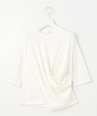 【ＳＬＯＷ／一部店舗限定】ＭＶＳコットン　カシュクール　５分丈　Ｔシャツ（ＫＫＳＷＧＭ０９３１）