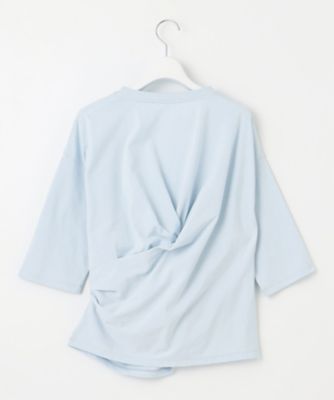 【ＳＬＯＷ／一部店舗限定】ＭＶＳコットン　カシュクール　５分丈　Ｔシャツ（ＫＫＳＷＧＭ０９３１）