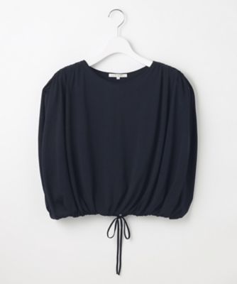【ＳＬＯＷ／一部店舗限定】ファインゲージ　ギャザー　Ｔシャツ（ＫＫＳＷＧＭ０９６４）