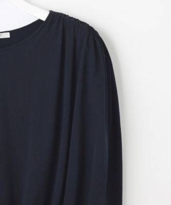 【ＳＬＯＷ／一部店舗限定】ファインゲージ　ギャザー　Ｔシャツ（ＫＫＳＷＧＭ０９６４）
