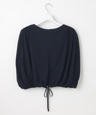 【ＳＬＯＷ／一部店舗限定】ファインゲージ　ギャザー　Ｔシャツ（ＫＫＳＷＧＭ０９６４）