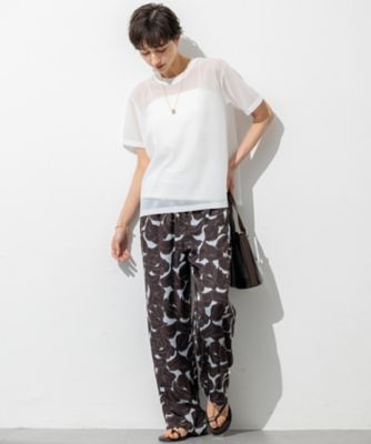【ＳＬＯＷ／一部店舗限定】シースルートリコット　シアー　Ｔシャツ（ＫＫＳＷＧＭ０９６５）