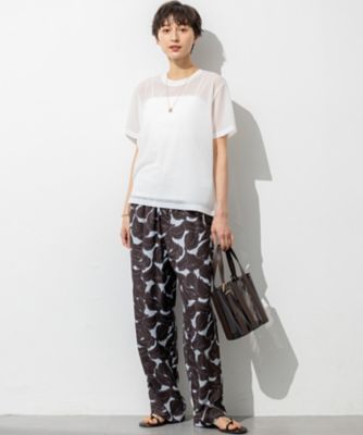 【ＳＬＯＷ／一部店舗限定】シースルートリコット　シアー　Ｔシャツ（ＫＫＳＷＧＭ０９６５）
