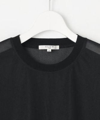 【ＳＬＯＷ／一部店舗限定】シースルートリコット　シアー　Ｔシャツ（ＫＫＳＷＧＭ０９６５）