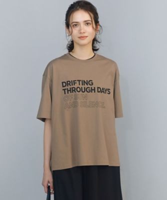 ideaswam tシャツ　貴重　ベージュ SLOW／一部店舗限定】ヴィンテージライクジャージー Tシャツ