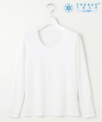 23区GOLF/ニジュウサンクゴルフ 【WOMEN】氷撃シリーズ【接触冷感/防臭/UVケア/吸水速乾】クルーネック インナー(KKVLCM0604)