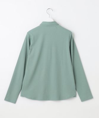 飽きずに使えるベーシックアイテム【WOMEN】】 リブポロシャツ 11008KKVLNW0744005001?$VS_1500$