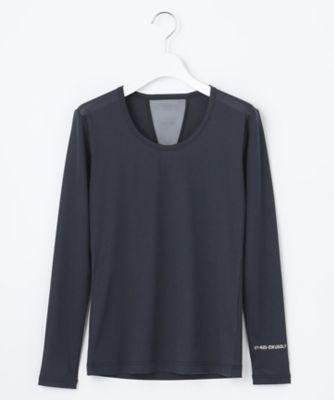 23区GOLF/ニジュウサンクゴルフ【吸水速乾・UVケア】30dインナーUネック カノコ(KKVLSM0404) ネービーブルー スポーツウェア【三越伊勢丹/公式】