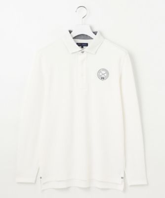 MEN】【UVカット】ハニカムカノコ長袖ポロシャツ