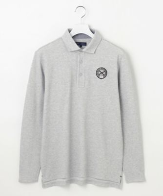 MEN】【UVカット】ハニカムカノコ長袖ポロシャツ